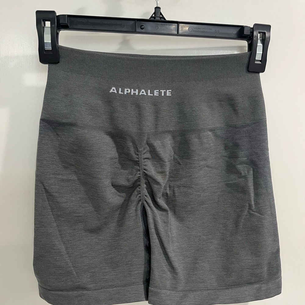 Alphalete Charcoal Amplify Shorts 4.5”